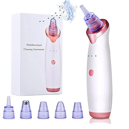 Electric Facial Blackhead Remover Vacuum Pore Cleaner Acne Cleanser Black Spots Removal Face Nose Deep Cleaning Tools Dropship