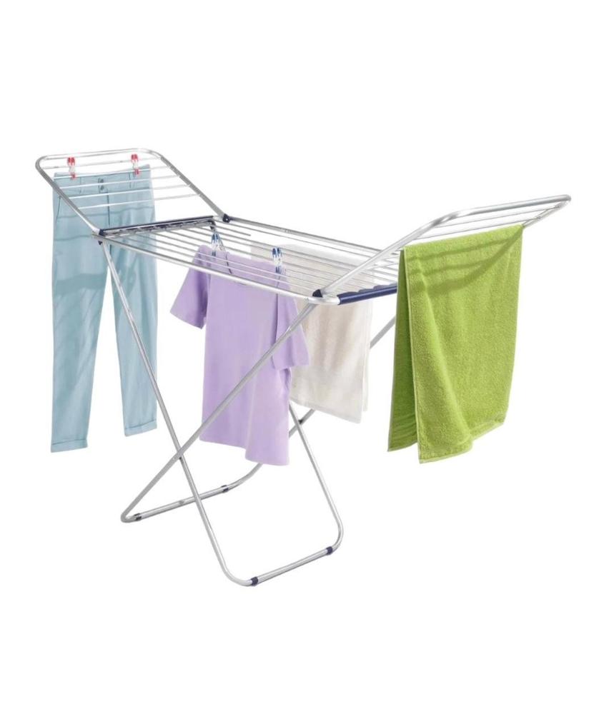 Stainless Steel Clothes Drying Stand – Foldable, Adjustable, 5-Layer Design, Anti-Slip, 75.6 x 22 x 26 Inches