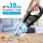 Hand Vacuum Cordless – High Power Mini Vacuum Cleaner, Handheld Rechargeable for Home and Car Cleaning