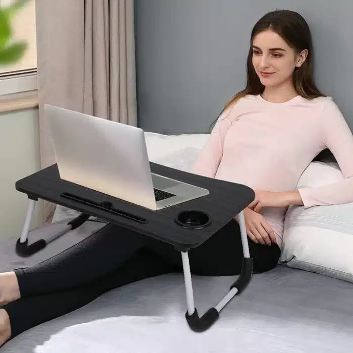 Modern Folding Laptop Table – Multi-Purpose Desk for Study, Bed, Writing, and Work