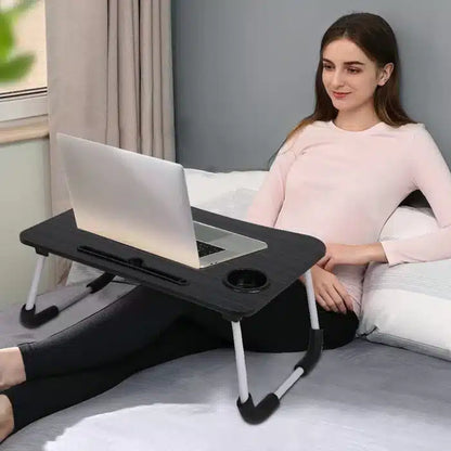 Modern Folding Laptop Table – Multi-Purpose Desk for Study, Bed, Writing, and Work